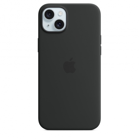 Чехол оригинальный Apple для Iphone 15 Plus Silicone Case - Black - фото 1