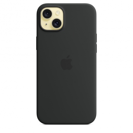 Чехол оригинальный Apple для Iphone 15 Plus Silicone Case - Black - фото 3