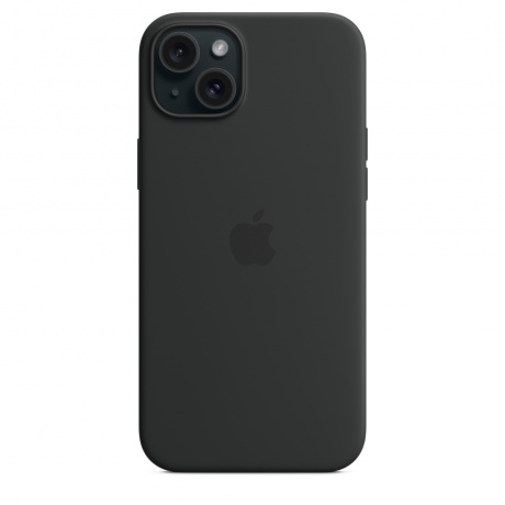 Чехол оригинальный Apple для Iphone 15 Plus Silicone Case - Black - фото 5