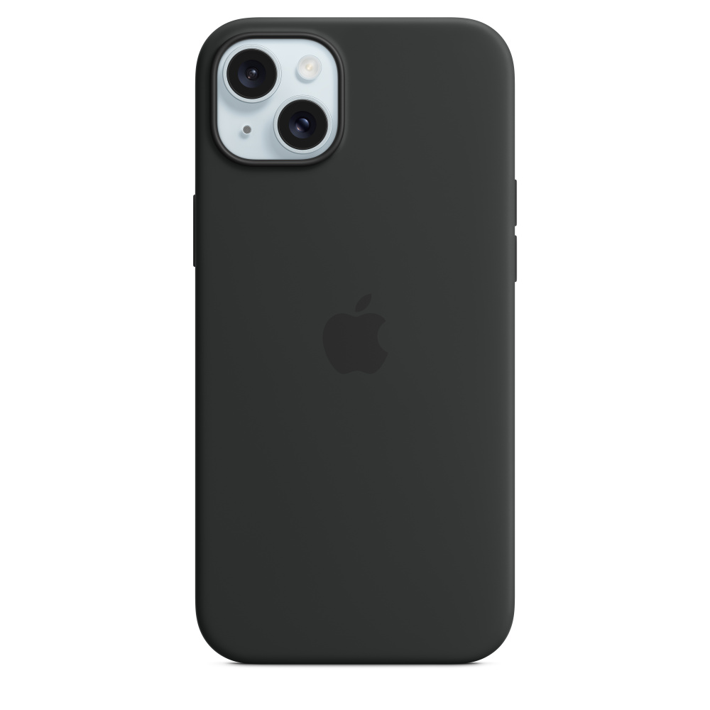 Чехол оригинальный Apple для Iphone 15 Plus Silicone Case - Black