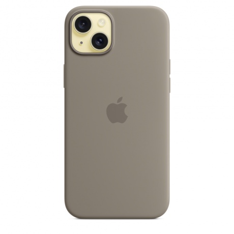 Чехол оригинальный Apple для Iphone 15 Plus Silicone Case - Clay - фото 3