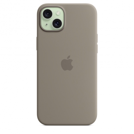 Чехол оригинальный Apple для Iphone 15 Plus Silicone Case - Clay - фото 4