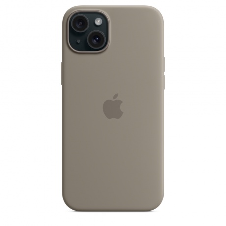 Чехол оригинальный Apple для Iphone 15 Plus Silicone Case - Clay - фото 5