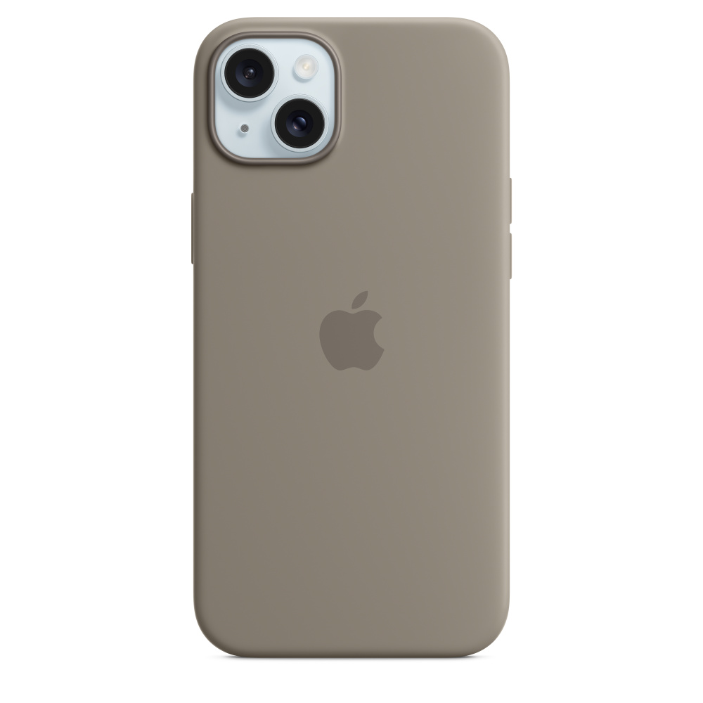 Чехол оригинальный Apple для Iphone 15 Plus Silicone Case - Clay силиконовый чехол на meizu 15 plus пейзаж 30 для мейзу 15 плюс
