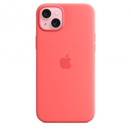 Чехол оригинальный Apple для Iphone 15 Plus Silicone Case - Guava - фото 2