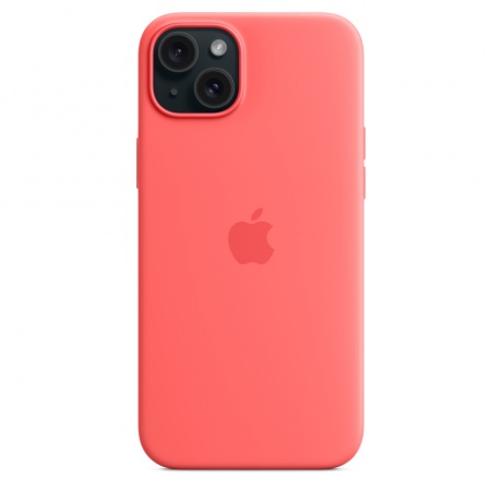Чехол оригинальный Apple для Iphone 15 Plus Silicone Case - Guava - фото 5