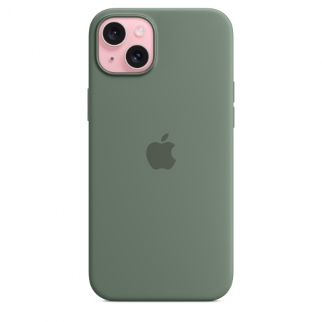 Чехол оригинальный Apple для Iphone 15 Plus Silicone Case - Cypress - фото 2