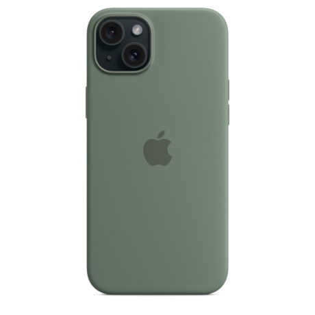 Чехол оригинальный Apple для Iphone 15 Plus Silicone Case - Cypress - фото 5