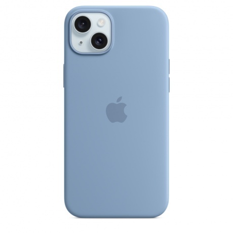 

Чехол оригинальный Apple для Iphone 15 Plus Silicone Case - Winter Blue