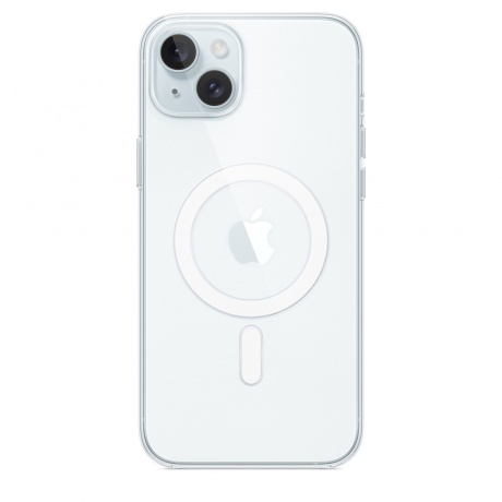 Чехол оригинальный Apple для Iphone 15 Plus Silicone Case - Clear Case - фото 1
