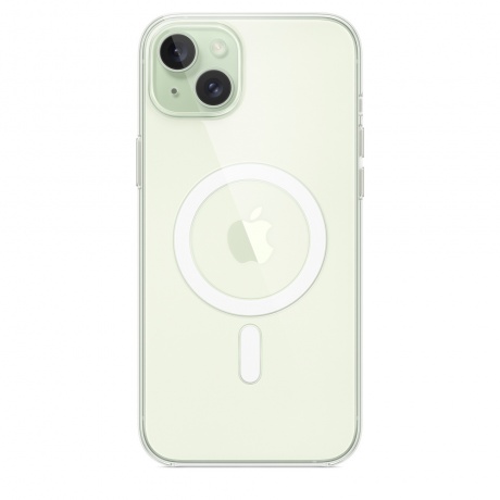 Чехол оригинальный Apple для Iphone 15 Plus Silicone Case - Clear Case - фото 4