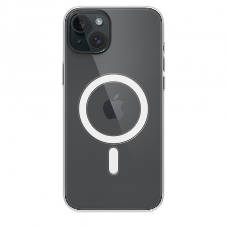 Чехол оригинальный Apple для Iphone 15 Plus Silicone Case - Clear Case - фото 5