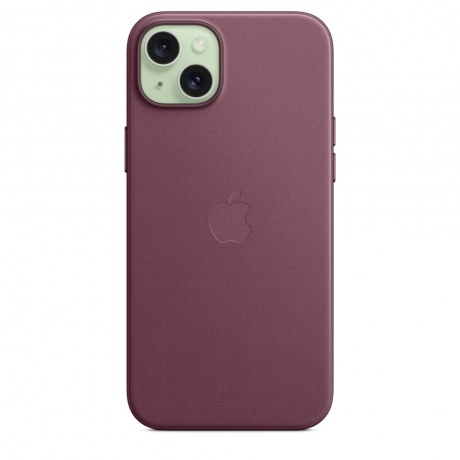 Чехол оригинальный Apple для Iphone 15 Plus Woven Case - Mulberry - фото 4