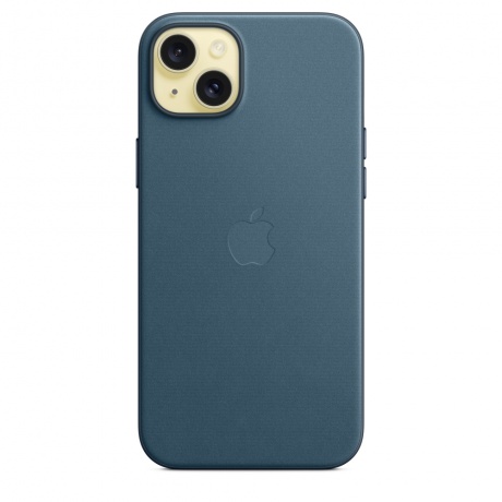 Чехол оригинальный Apple для Iphone 15 Plus Woven Case - Pacific Blue - фото 3