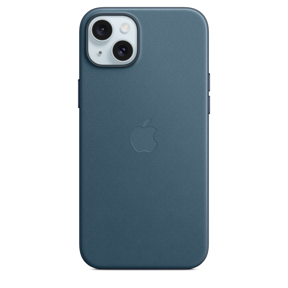 Чехол оригинальный Apple для Iphone 15 Plus Woven Case - Pacific Blue чехол apple iphone 15 plus finewoven case magsafe mulberry