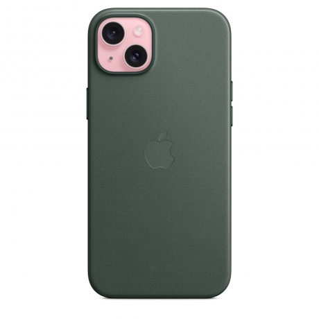 Чехол оригинальный Apple для Iphone 15 Plus Woven Case - Ever Green - фото 2