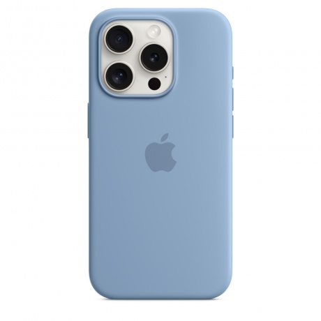 Чехол оригинальный Apple для Iphone 15 Pro Silicone Case - winter clay - фото 3