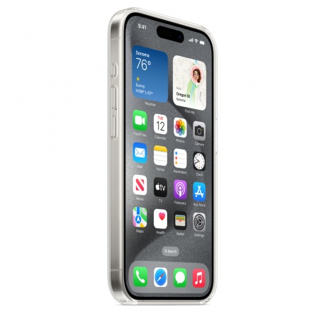 Чехол оригинальный Apple для Iphone 15 Pro Silicone Case - Clear - фото 5