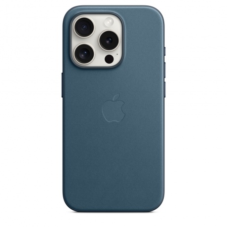 Чехол оригинальный Apple для Iphone 15 pro Woven case - Blue - фото 3