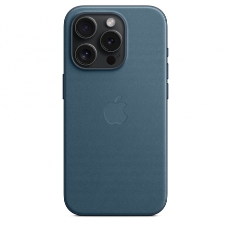 Чехол оригинальный Apple для Iphone 15 pro Woven case - Blue - фото 4