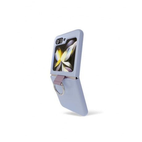 Чехол защитный VLP Flex Case для Samsung Z flip 5, лавандовый - фото 2