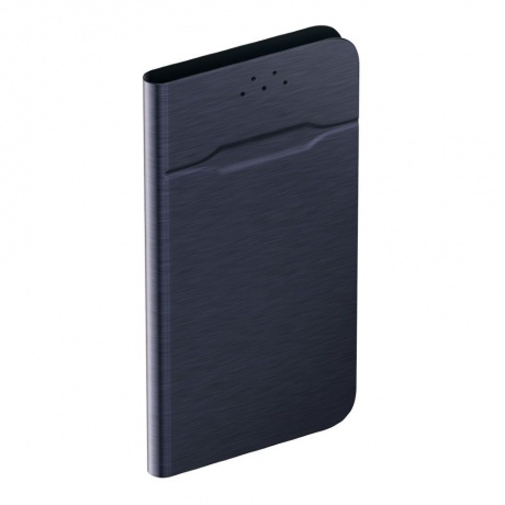 Чехол-книжка OLMIO универсальный для смартфонов р.L, 5.5&quot;-6.5&quot;, темно-синий - фото 1