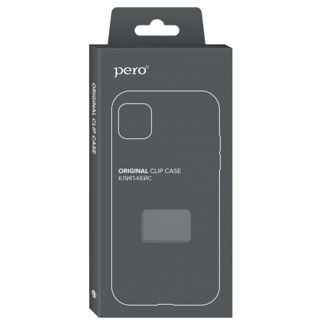 Клип-кейс PERO силикон для Realme 11 прозрачный усиленный - фото 1