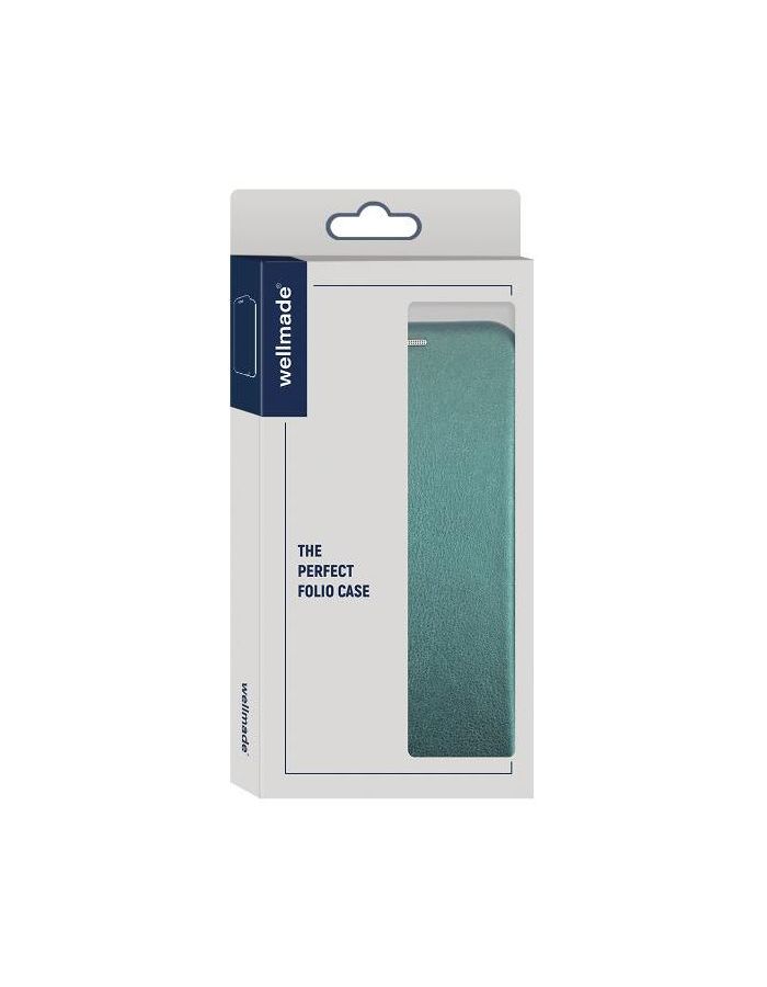 Чехол-книжка WELLMADE для Xiaomi Redmi 12 темно-зеленый - фото 2
