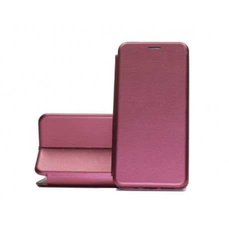 Чехол-книжка WELLMADE для Xiaomi Redmi Note 12S бордовый - фото 3