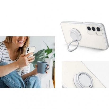 Чехол Samsung Clear Gadget Case S23FE (EF-XS711CTEGRU) Прозрачный - фото 7