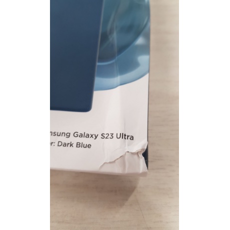 Чехол защитный VLP Silicone Case для Samsung Galaxy S23Ultra, темно-синий отличное состояние - фото 4
