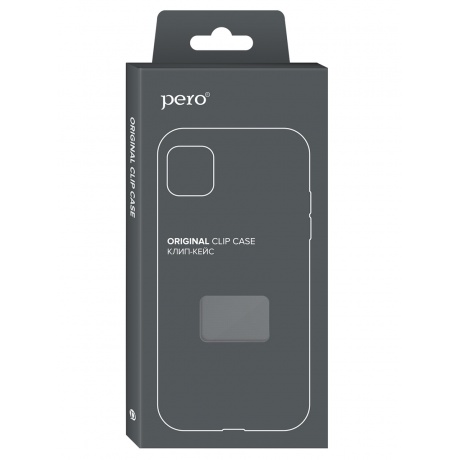 Клип-кейс PERO силикон для Honor 90 Lite прозрачный усиленный - фото 2