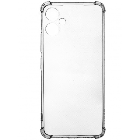 Клип-кейс PERO силикон для Samsung A05 прозрачный усиленный - фото 1