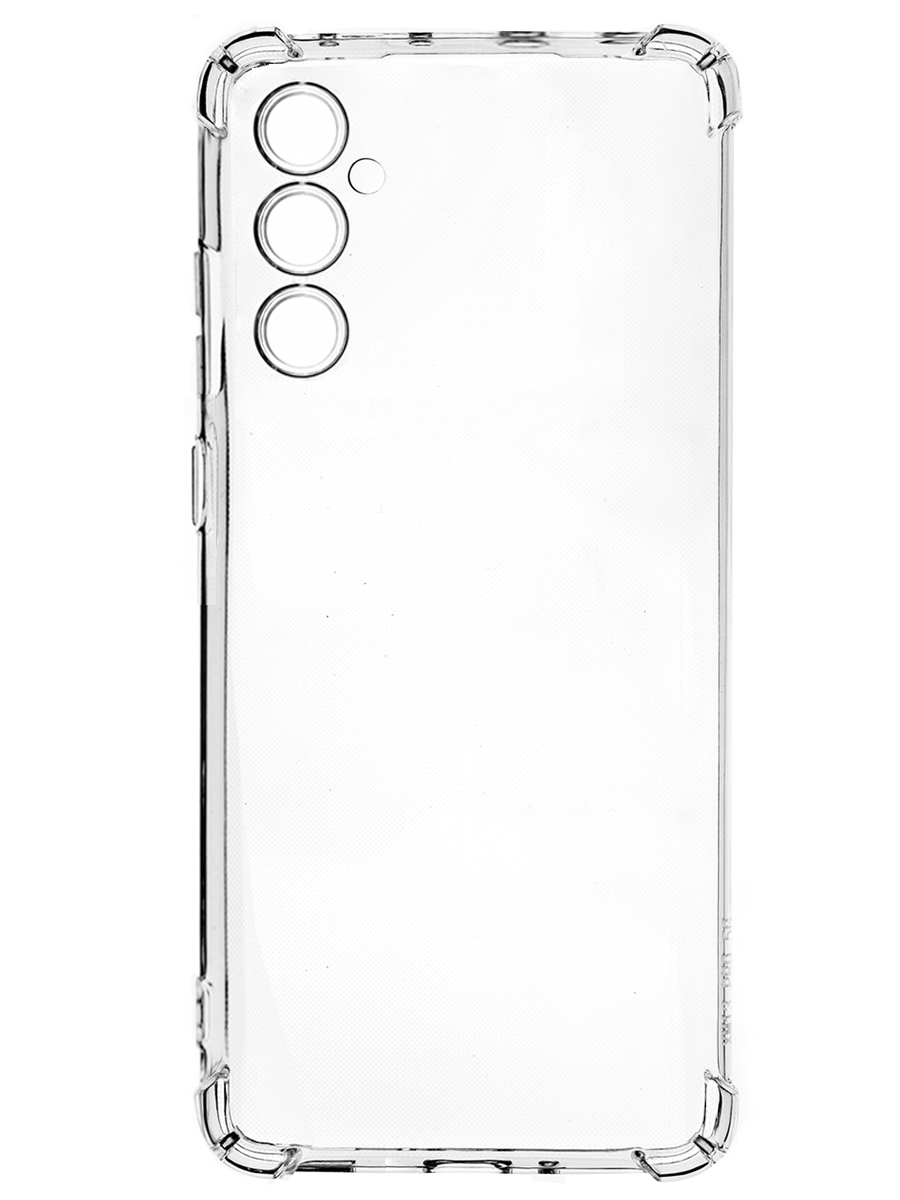 Клип-кейс PERO силикон для Samsung S24 Plus прозрачный усиленный