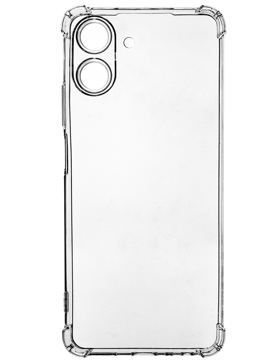Клип-кейс PERO силикон для Xiaomi Redmi 13C прозрачный усиленный клип кейс pero силикон для xiaomi redmi 10 прозрачный усиленный