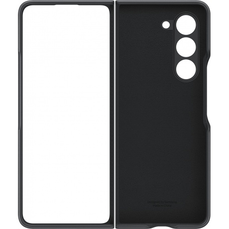 Чехол Samsung для Galaxy Z Fold5 Eco-Leather Cover Black (EF-VF94 6PBEGRU) - фото 1