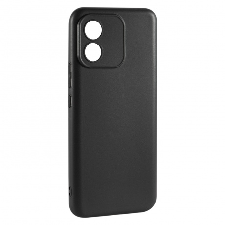 Чехол силиконовый iBox Case для Honor X5 (2023) с защитой камеры, без подложки, черный - фото 2