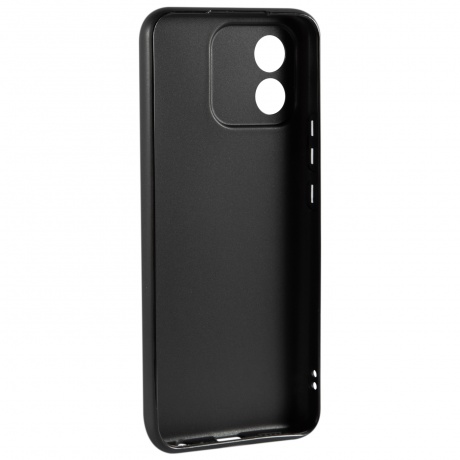 Чехол силиконовый iBox Case для Honor X5 (2023) с защитой камеры, без подложки, черный - фото 3