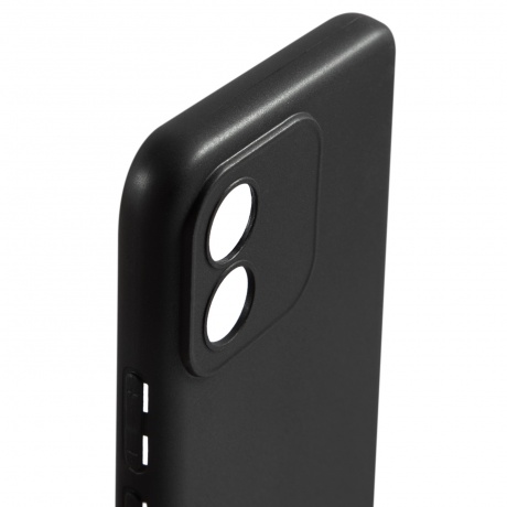 Чехол силиконовый iBox Case для Honor X5 (2023) с защитой камеры, без подложки, черный - фото 4