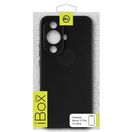 Чехол силиконовый iBox Case для Huawei Nova 11 Pro/11 Ultra с защитой камеры, без подложки, черный - фото 6