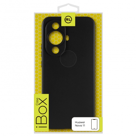 Чехол силиконовый iBox Case для Huawei Nova 11 с защитой камеры, без подложки, черный - фото 6