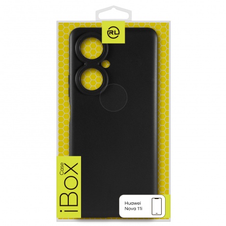 Чехол силиконовый iBox Case для Huawei Nova 11i с защитой камеры, без подложки, черный - фото 6