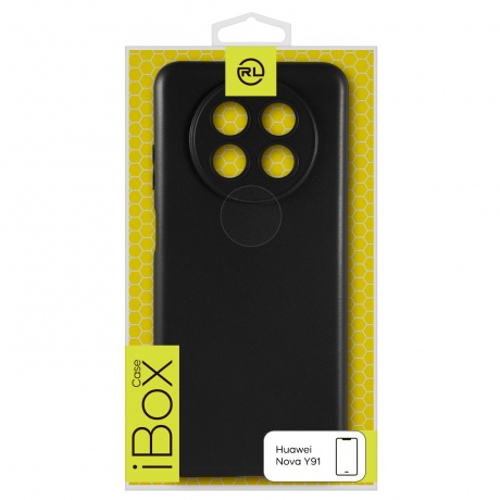 Чехол силиконовый iBox Case для Huawei Nova Y91 с защитой камеры, без подложки, черный - фото 6