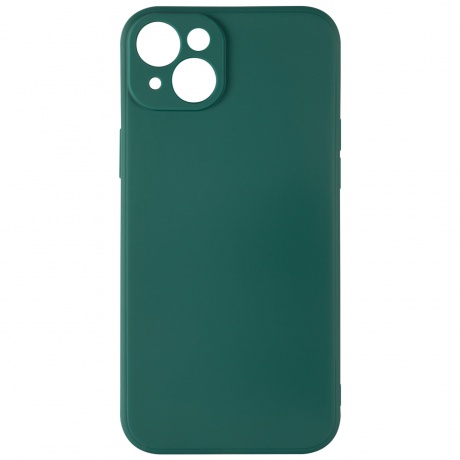Чехол силиконовый iBox Case для iPhone 15 Plus, с защитой камеры и подложкой, зеленый - фото 1