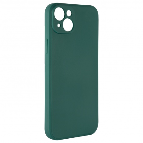 Чехол силиконовый iBox Case для iPhone 15 Plus, с защитой камеры и подложкой, зеленый - фото 2