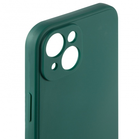 Чехол силиконовый iBox Case для iPhone 15 Plus, с защитой камеры и подложкой, зеленый - фото 4