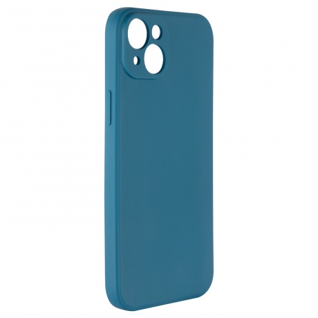 Чехол силиконовый iBox Case для iPhone 15 Plus, с защитой камеры и подложкой, синий - фото 2