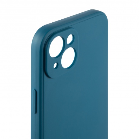 Чехол силиконовый iBox Case для iPhone 15 Plus, с защитой камеры и подложкой, синий - фото 4