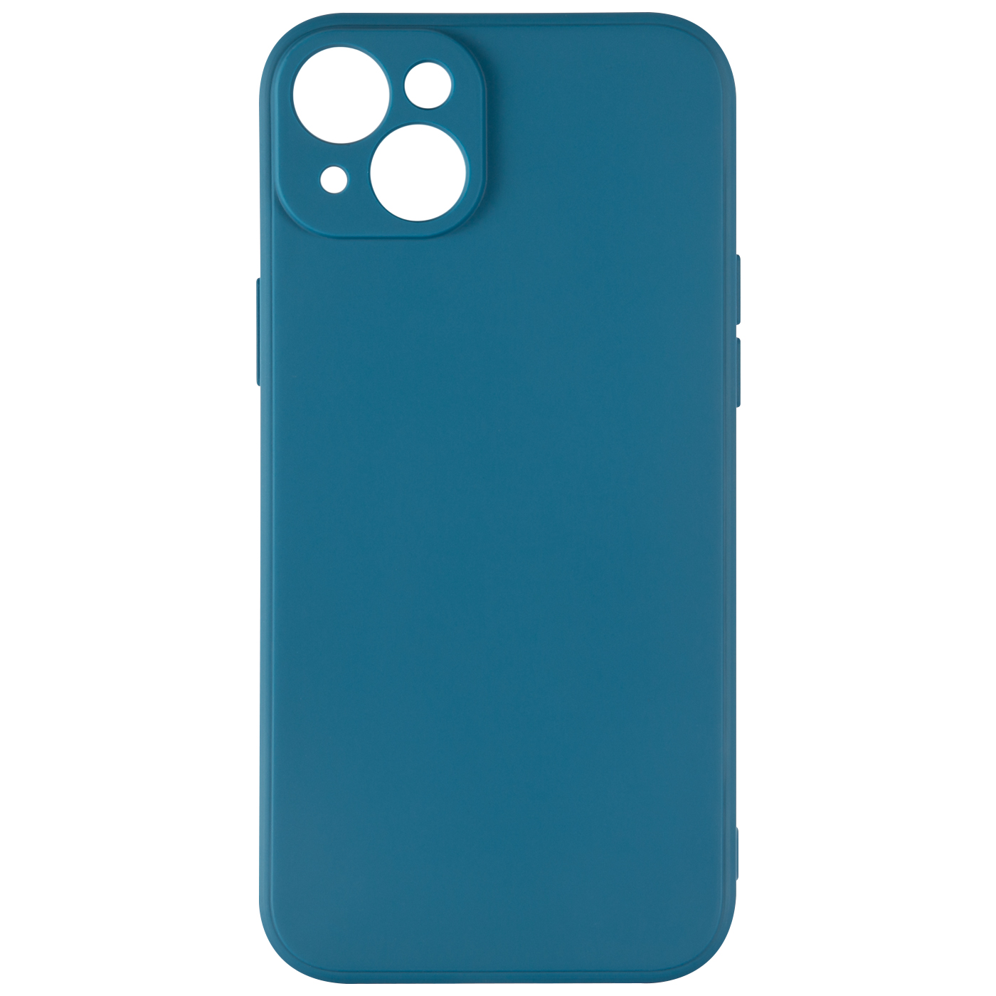 Чехол силиконовый iBox Case для iPhone 15 Plus, с защитой камеры и подложкой, синий силиконовый чехол на meizu 15 plus такса и сердца для мейзу 15 плюс