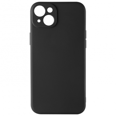 Чехол силиконовый iBox Case для iPhone 15 Plus, с защитой камеры и подложкой, черный - фото 1